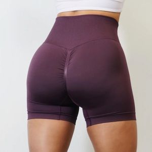 High waisted athletic shorts